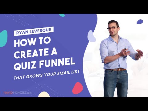 How To Create a QUIZ FUNNEL That Grows Your Email List - Ryan Levesque