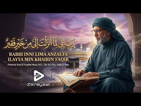 Rabbi Inni Lima Anzalta | Powerful Dua of Prophet Musa (AS) | Zikr for Rizq, Hope & Help