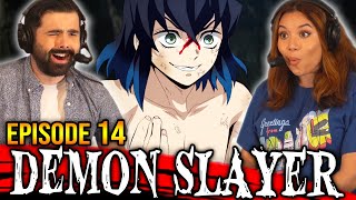 DEMON SLAYER EPISODE 14 REACTION! The House With The Wisteria Family Crest 1x14 REACTION
