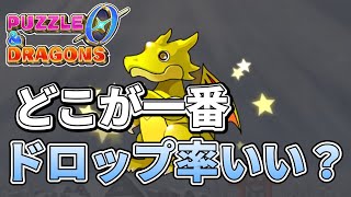 【パズドラゼロ】レアキャラ　ゴールドガチャドラはどこが一番落ちやすいの？　TOP2厳選