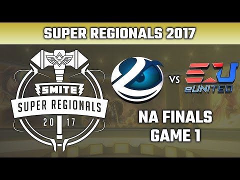 SMITE Super Regionals 2017 - NA Finals: Luminosity vs. eUnited (Game 1 of 5)