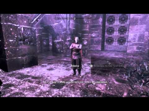 Skyrim: Dawnguard DLC Walkthrough Part 15 - Keeper Falls To His Death