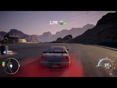 Siracha learing to drift with Logitech G923 on NFS Payback