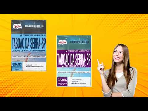 Apostila Concurso Prefeitura de Taboão da Serra - SP 2019 - Vários Cargos
