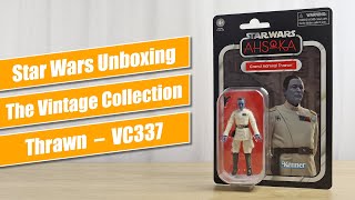Grand Admiral Thrawn (Ahsoka) VC337 3.75" Figure - Star Wars TVC Unboxing