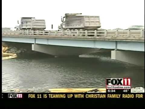 Building the Butte des Morts causeway
