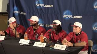 preview picture of video 'Louisville Wins Region, Advances to Super Regional OK ST Post-Game Press Conference 6-2-2013'