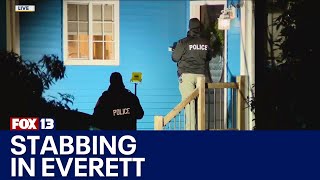 Everett, WA police investigate stabbing at Lions Park