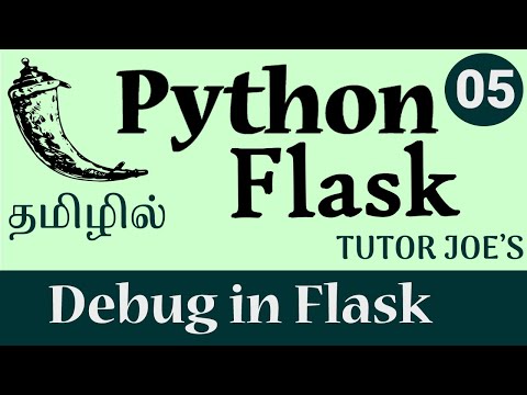 Debug in Flask Python in Tamil | Complete Flask Tutorial | Tutor Joes | Part-5