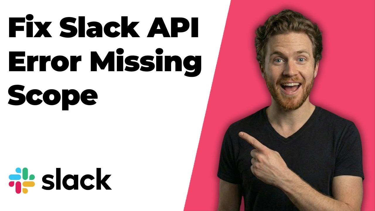 Fix Slack Api Error Missing Scope (Step By Step Guide)