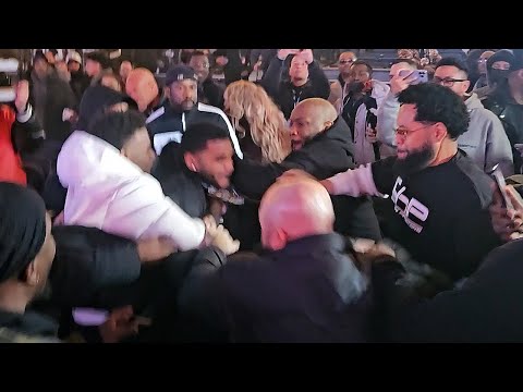 Brawls Breaking Out At Teofimo Lopez-Shakur Stevenson Weigh Ins