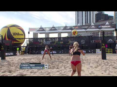 Long Rally Ends Well For Nash/Tiegs | AVP Gold Series Chicago Open 2021