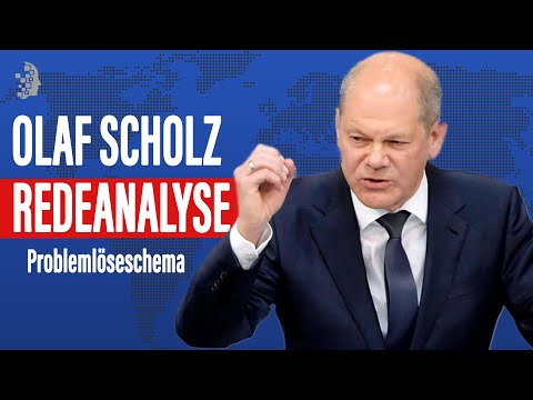 Politische Rede analysieren: das Problemlöseschema - Olaf Scholz