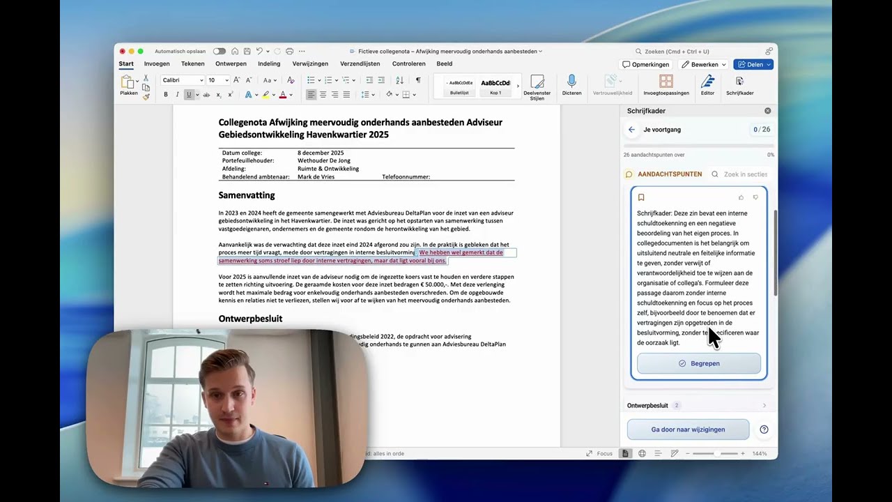 Schrijfkader Demo Video