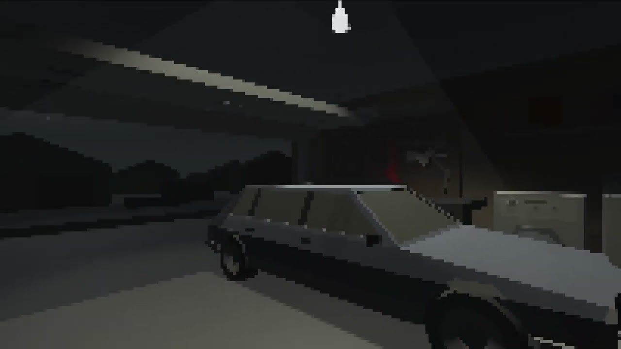 【超短編ホラー】ガレージの外に誰かいる…？ ゲームの作者が不気味だと感じた怖い話が元になってい?