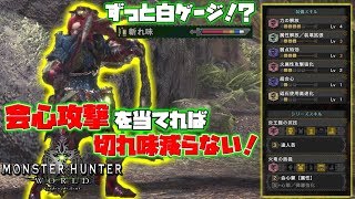 【MHW】切れ味がずっと白ゲージ！？属性解放した最強火属性双剣装備の紹介！！ #MHW #PS4