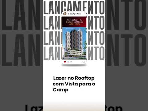 LANÇAMENTO NA BRAZ LEME APARTAMENTO DE 34 a 63m²  A 550M DO METRÔ SANTANA #shorts #VistaCampodeMarte