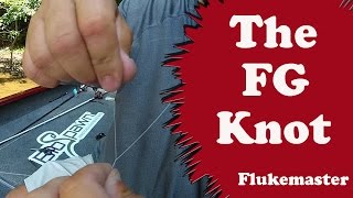 The Best Braid to Fluorocarbon Leader Knot - The FG Knot