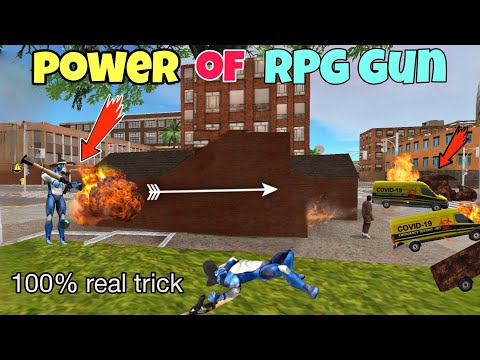 The Power Of Rpg Gun । Rope Hero Vice Town । New Trick 2022 । Junnu Malik Gaming
