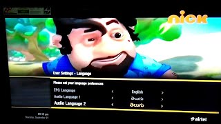 How to Change the language of regional channels in Airtel Dish TV | Language Change Airtel Digital T