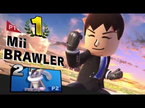 SSBU Mii Brawler vs Greninja