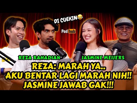 REZA: VIDI, KAMU DIEM DULU‼️ AKU DARAH TINGGI NIH🤣 Reza Rahadian vs Jasmine Meijers