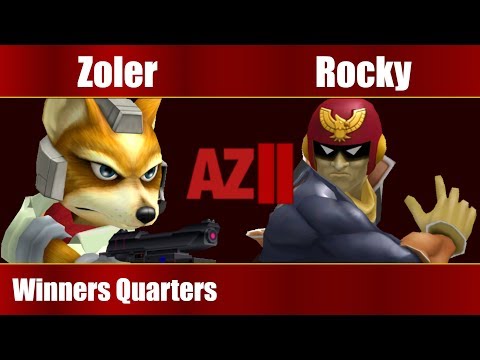 Azension II - Zoler (Fox) Vs. APT | Rocky (Cpt.Falcon) - Winners Quarters - Melee Singles