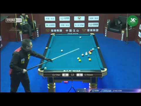 Liu Chao VS Li Hewen - Chinese Mens Qualifying - 2018 CBSA Chinese Pool World Championship