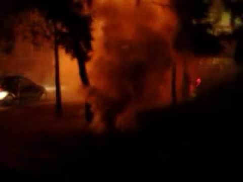 HC Topoľčany FANS- po zápase pred štadiónom ...