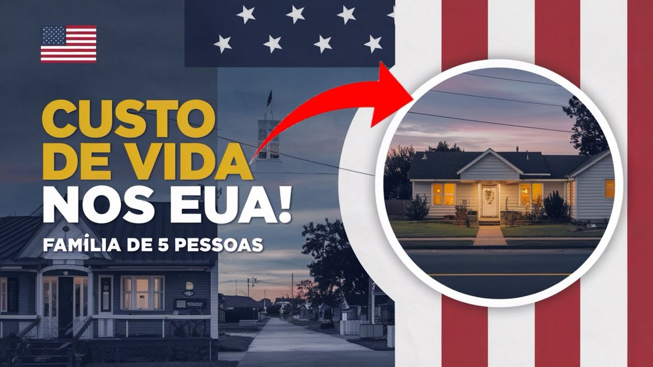 QUANTO CUSTA VIVER NOS ESTADOS UNIDOS 🇺🇸EM 2025? GUIA COMPLETO DE DESPESAS PARA FAMÍLIAS!