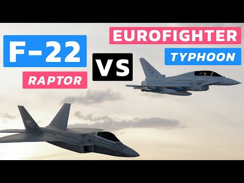 F-22 Raptor vs Eurofighter Typhoon: Who Would Win?