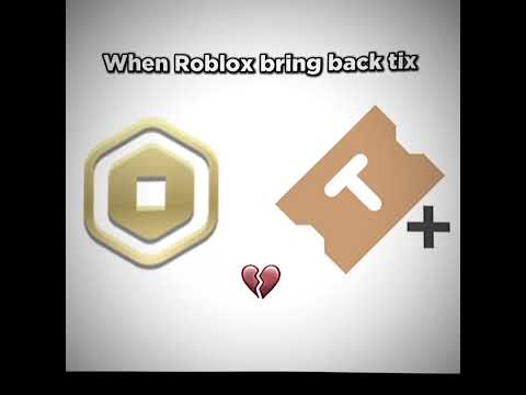 When Roblox brings back tix #roblox #nostalgia #hearttrend #robloxshorts #tix #robloxtix #fake