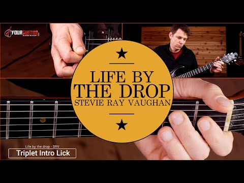 How to play Life By The Drop Stevie Ray Vaughan Guitar Tutorial