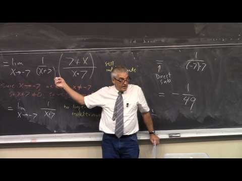 Wed Aug 26, 2026 Lecture (L02) Stewart Section 1.4 (Calculating Limits)