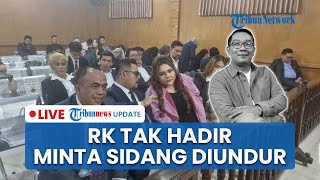 LIVE: Sidang Perdana Gugatan Lisa Mariana vs Ridwan Kamil Ditunda, Pihak RK Tak Muncul