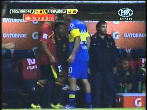 COPA LIBERTADORES 2012 BOCA 2-1 UNIÓN ESPAÑOLA (8° Final Ida)