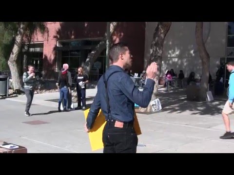 Bernie Sanders falls on his face