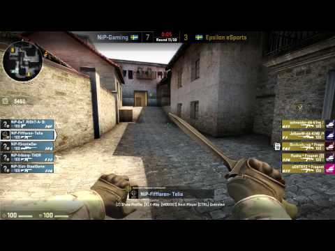 CS:GO Epsilon V NiP Map #1 Mirage Dreamhack Summer 2013 Finals