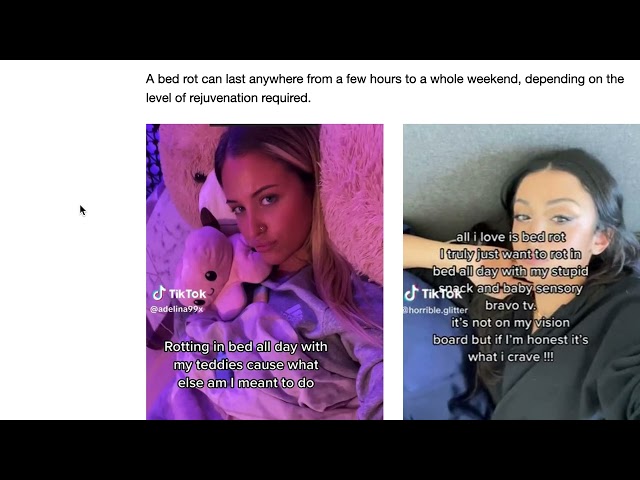 Bed Rotting Meaning Explained As Experts Raise Concerns Against Social 