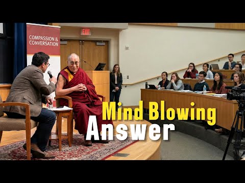 Question and answer with his holiness Dalai Lama.#monk#buddhism #love#goodvibes #youtubevideo #fypシ