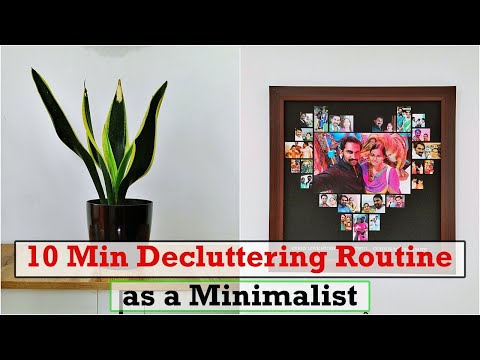 Whole house Declutter with me in 10 mins | My Decluttering Routine as a Minimalist