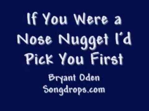 Funny Pickup Line Song: If You Were A Nose Nugget I