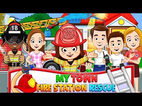 My Town : Fire station Rescue - Fire Truck & Fire Station Hero | iPad gameplay - YouTube
