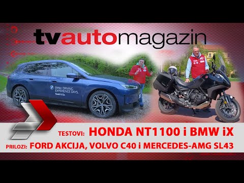 TV Automagazin S11 33 - na testu Honda NT1100 i BMW iX! Šećer: Mercedes AMG SL43!