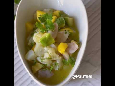 CEVICHE DE BACALAO Y LANGOSTINOS EN 10 MINUTOS!!