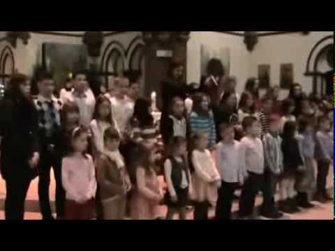 "Sretan Bozić svima"  - Polnoćka 24.12.2013. HKM Berlin sa nuncijem msgr. Nikolom Eterović