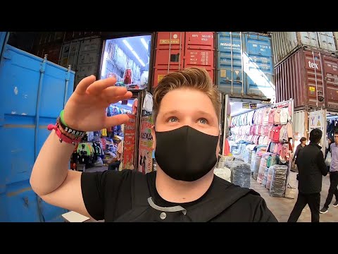 The market made ENTIRELY from shipping containers (Dordoi Bazaar) 🇰🇬