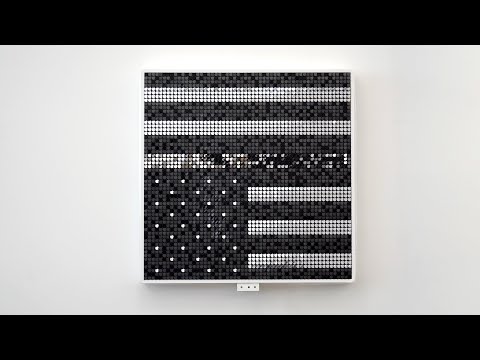 Don't Go Quiet- Flip-Discs Kinetic Artwork