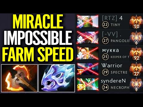 IMPOSSIBLE FARM SPEED! 7.27a Miracle Ursa Moonshard Fury 29 Kill 100% Outplayed Dota 2 Pro Gameplay