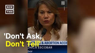Military Servicewoman Testifies on Abortion Policy